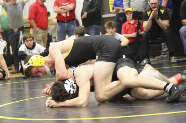 Chase Gracey placed 2nd at 145 last Saturday. Kris Forsen
