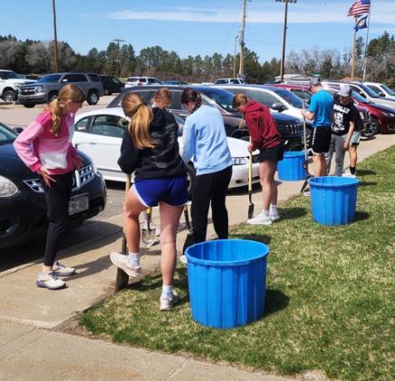 Earth Day clean up at schools