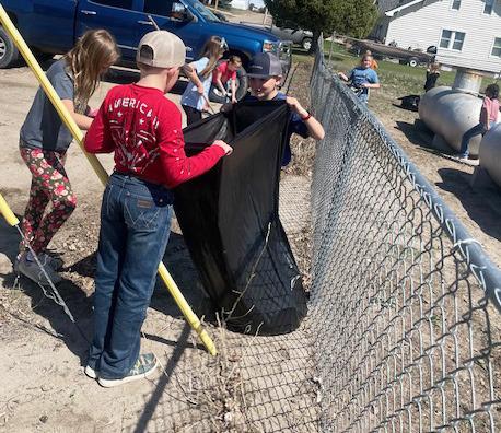 Earth Day clean up at schools