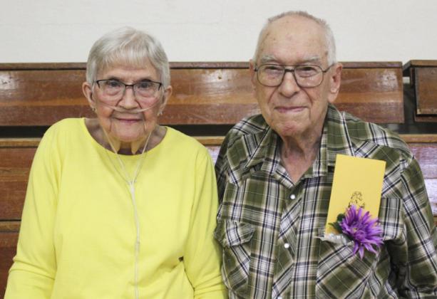 Class of 1950 - 70 years: Irene Sexton Seidler and Clifford Furrow.