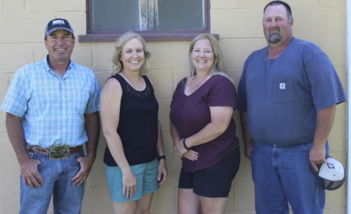 Class of 1991 - 30 years: l-r: Wade Edis, Jeri Marsh Edis, Kelli Swendener Orender, Larry Ridenour.