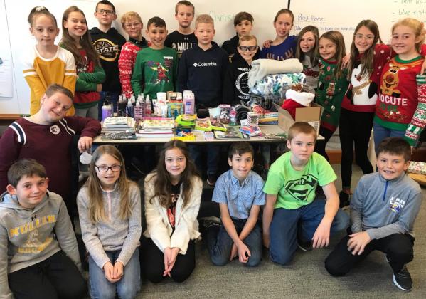 4th, 5th grades complete Christmas service projects