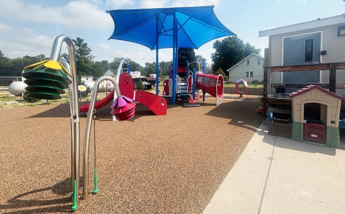 The new preschool playground at Mullen Elementary. Danielle Peterson