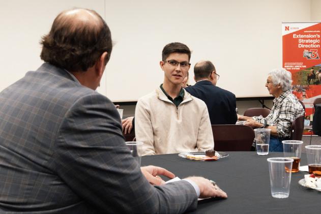 Student Hayden Jennings shares his experience in the Engler Agribusiness Entrepreneurship Program. courtesy photo