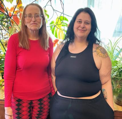 Stacey Garner (left) with her daughter, and care partner, Genevieve Garner. Stacey is in need of a living kidney donor. Her kidneys are currently functioning at only 17%. Gerri Peterson