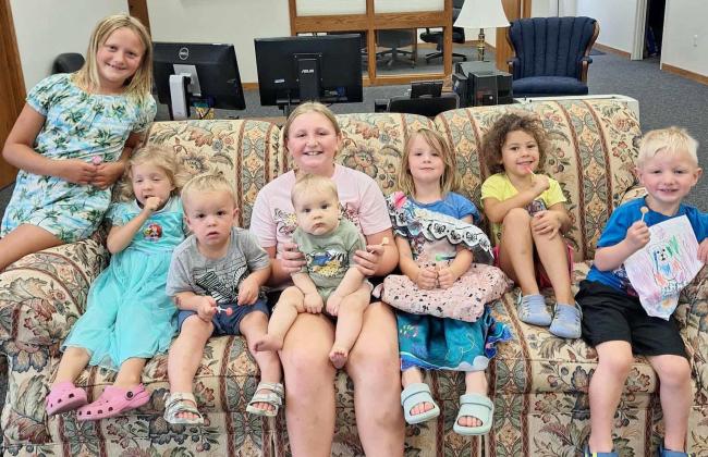 Lemonade stand helps purchase toy cubbies