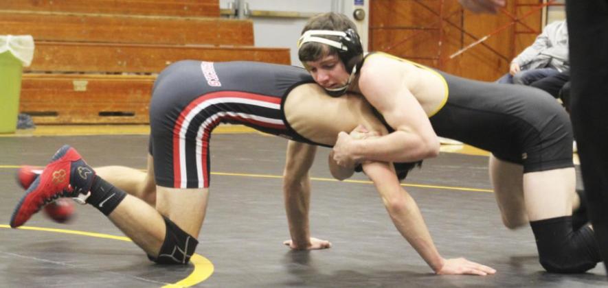 Kyle Durfee competing at the Mullen quad last Thursday. Caroline Durfee