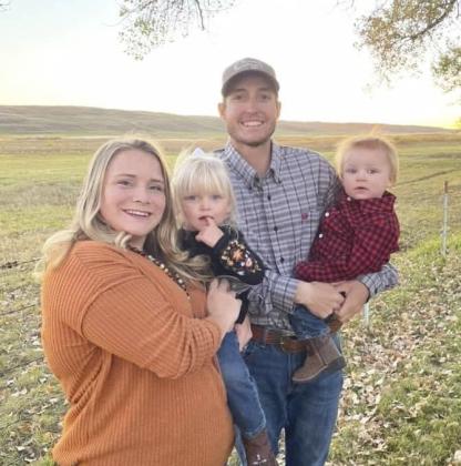 Michael and Shayna Stichka with their children Violet and Aiden.