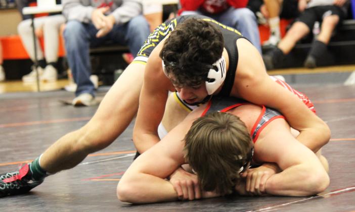 Jaylon Forsen competing last week in Ogallala. Kris Forsen