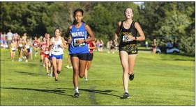 Peyton Paxton was the high school girls champion at Bridgeport. Megan Andersen