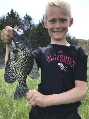 Teal Peterson shows off a summer catch