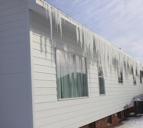 Spectacular icicle formations can be seen all around Mullen! Gerri Peterson