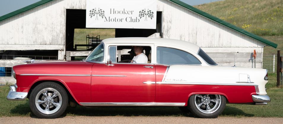 Winning the Club Vote was Glen Gager’s 1955 Chevrolet Bel Air.
