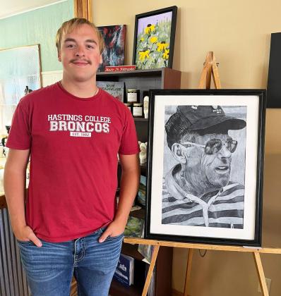 Artist reception held for Caleb Furrow
