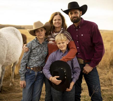 courtesy photo Ty and Sammy Walker with their sons, Cooper and Cody.