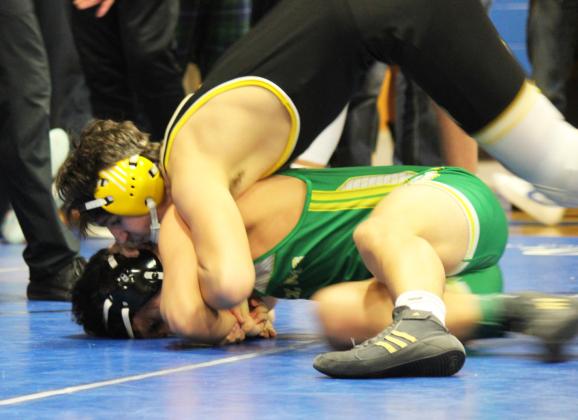 Jarren Forsen competing for the Broncos last week. Kris Forsen