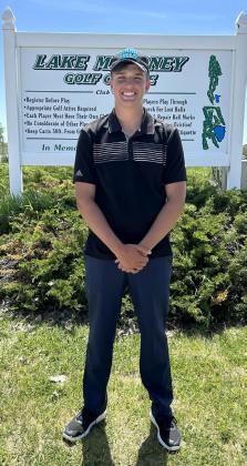 MHS sophomore Jacob Walker competed at the Class D NSAA Boys Golf Championships last Tuesday and Wednesday, May 21-22 at Lake Maloney Golf Club in North Platte. Out of 97 golfers, he tied for 44th, shooting a 97 the first day and then an 81 the second day for a total score of 178. Mary Jo Walker