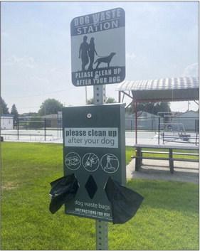 Gerri Peterson Last school year, Mullen sixth grade Girl Scouts Taylor Moore, Kassidy Cheever, Maci Walz and Annabell Casillas used their Girl Scout Cookie money to purchase a dog waste station for the Mullen Swimming Pool park, which was installed this summer.