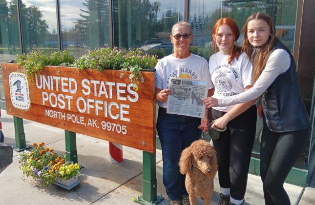 Della Haesler lived in North Pole, Alaska, in her early 20's and worked lumberjacks and fought wildland fire with the state of Alaska in Denali one summer. She took her youngest daughters, Margaret and Grace - and fur baby Ralph - to visit the area.