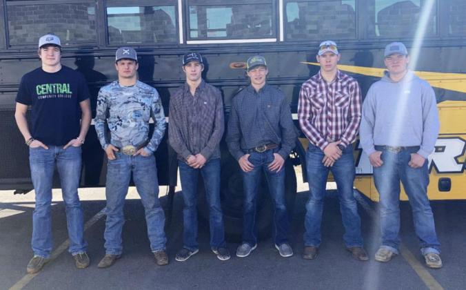 Welding team, l-r: Jaden Emerson, Spencer DeNaeyer, Eli Paxton, Justin French, Sean Simonson, Owen Thorberg.