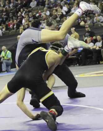 Jeffery Forsen placed 4th at 106 at State Wrestling.