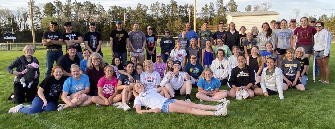 The Mullen TeamMates Chapter wrapped up their year last Monday with a BBQ and games. Gerri Peterson