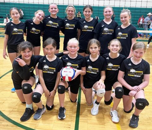 Weekends full of Mullen Bronco youth volleyball