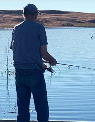 Mendy Stichka said, “Fishing with my dad (Jim Folk) who is 80 years old, never gets old.”