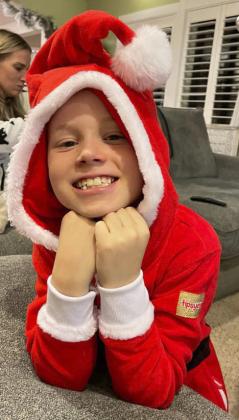 Julie Olson submitted this photo of her grandson Declan Hensley with his Santa gear.