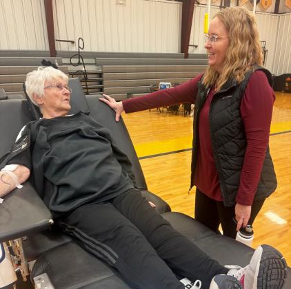 56 units collected at blood drive