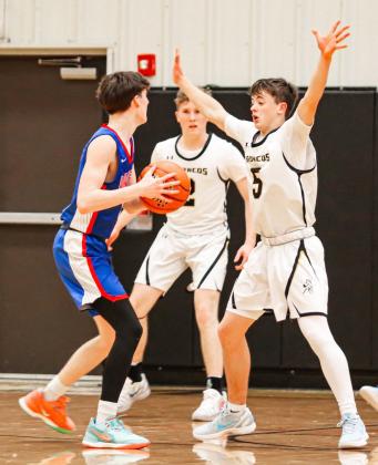 Ben Werner plays defense against Arthur last Thursday. Carolee Brown Photography