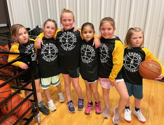 Youngest girls end basketball season