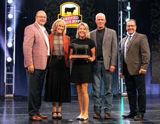 L-r: John Stika of CAB, Sharon, Hannah and Jerry Connealy, Bruce Cob of CAB. courtesy photo