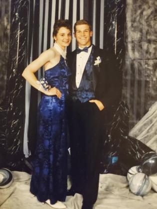 courtesy photo Arla Ridenour and Mike Kvanvig at the 1994 Mullen High School Prom - Arla’s senior year and Mike’s junior year.