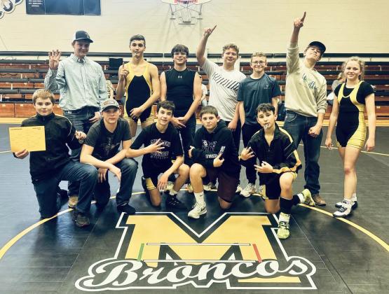 Mullen Junior High wrestlers wrap up season