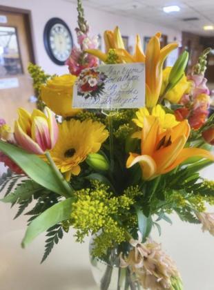 Our beautiful flower bouquet from the Angel Project.