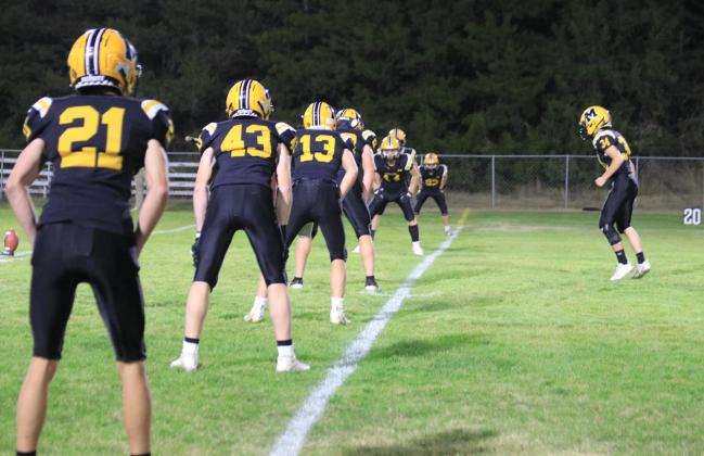 The Broncos are ready for Nicholas Gonzalez to kick off last Thursday against Bayard. Carolee Brown