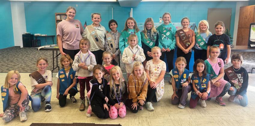 Mullen Girl Scouts hold Investiture Ceremony