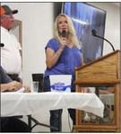 Yvonne Andrews was thanked for 22 years as the Past Shooters secretary/treasurer.