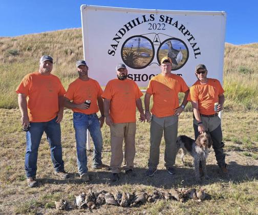 Grouse hunt 1st place New Shooters team - Savage Hunt Club.