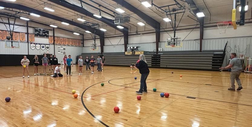 The Mullen TeamMates chapter held their annual dodgeball night last Tuesday, March 25. The above photo gives you a glimpse into how the mentees vs mentors game went! (The kids won!)