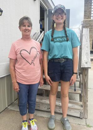 Tammy Simonson (left) and Emily Petersen