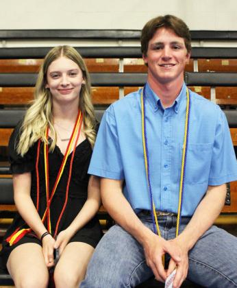 Outstanding Senior Students Erika Massey and Chase Gracey. HOOKER COUNTY TRIBUNE AD &amp;amp; NEWS ABSOLUTE DEADLINE