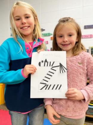 Ayden Lee (left) and Sadie Hoyt. Emily Brown