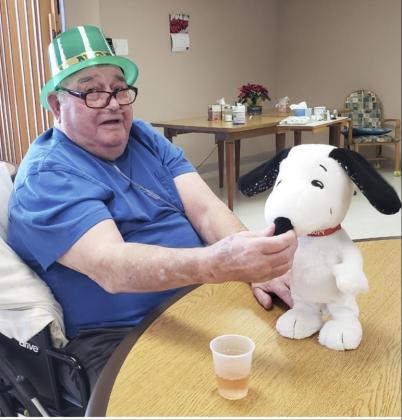 Stan Boyer brought Snoopy to the party!