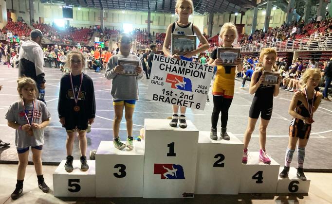 Dailie Dent - 5th place in Girls 1st/2nd 52-53. courtesy photos