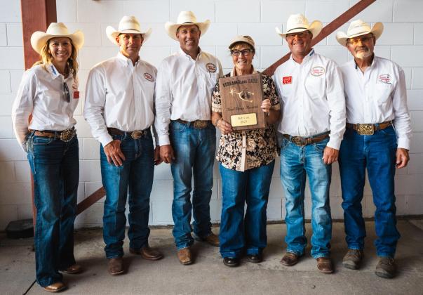 Pictured l-r: Buffalo Bill Rodeo committee members Heather Harwager, Justin Thompson, Levi Fisher, Deb Cox, Ben Lashley and Jerry Woodruff. Clay Guardipee, Rodeo Ready