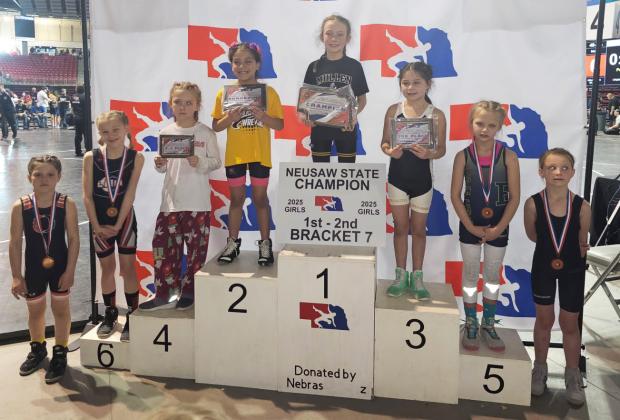 Bryndal Greeley was the lone Mullen Bronco State Champion at NEUSA State Wrestling. courtesy photo