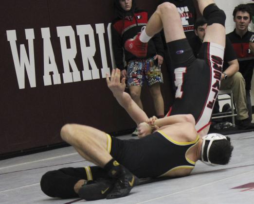 Jeffery Forsen in action last week at Neligh-Oakdale. Kris Forsen
