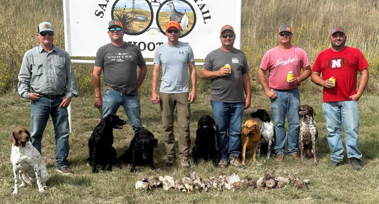 Point N Flush - 1st place Past Shooters team in grouse hunt.